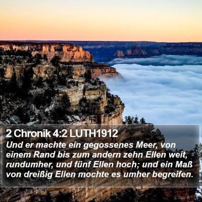 2 Chronik 4:2 LUTH1912 Bible Verse Image