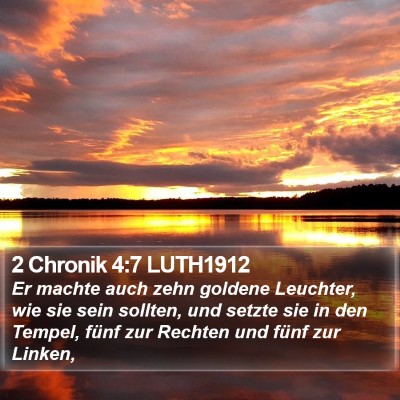2 Chronik 4:7 LUTH1912 Bible Verse Image