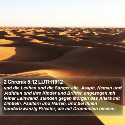 2 Chronik 5:12 LUTH1912 Bible Verse Image