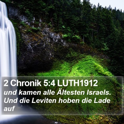 2 Chronik 5:4 LUTH1912 Bible Verse Image