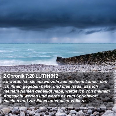 2 Chronik 7:20 LUTH1912 Bible Verse Image