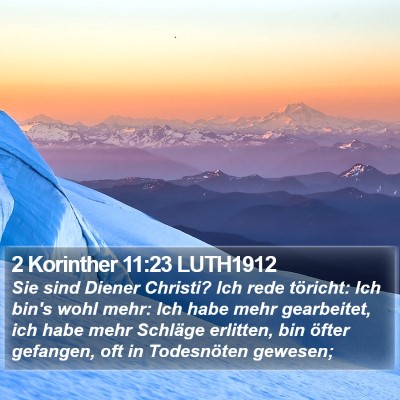2 Korinther 11:23 LUTH1912 Bible Verse Image