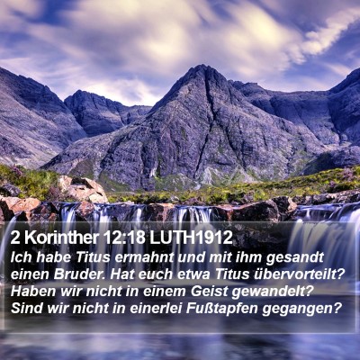 2 Korinther 12:18 LUTH1912 Bible Verse Image