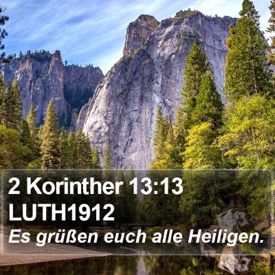 2 Korinther 13:13 LUTH1912 Bible Verse Image