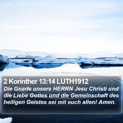 2 Korinther 13:14 LUTH1912 Bible Verse Image
