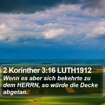 2 Korinther 3:16 LUTH1912 Bible Verse Image