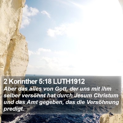 2 Korinther 5:18 LUTH1912 Bible Verse Image