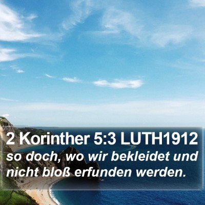 2 Korinther 5:3 LUTH1912 Bible Verse Image