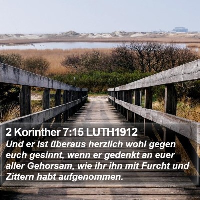 2 Korinther 7:15 LUTH1912 Bible Verse Image