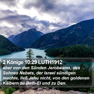 2 Könige 10:29 LUTH1912 Bible Verse Image