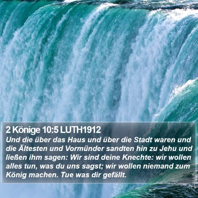 2 Könige 10:5 LUTH1912 Bible Verse Image