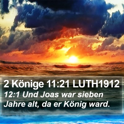 2 Könige 11:21 LUTH1912 Bible Verse Image