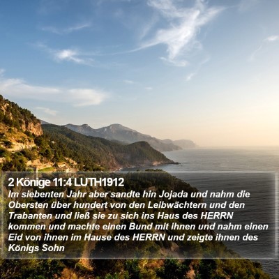 2 Könige 11:4 LUTH1912 Bible Verse Image