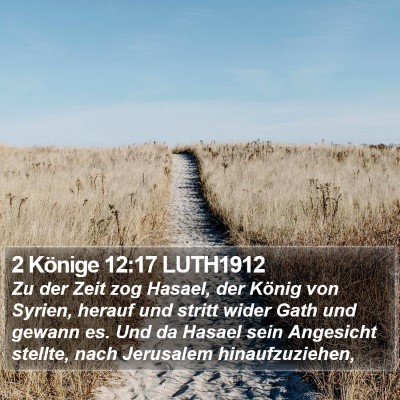2 Könige 12:17 LUTH1912 Bible Verse Image