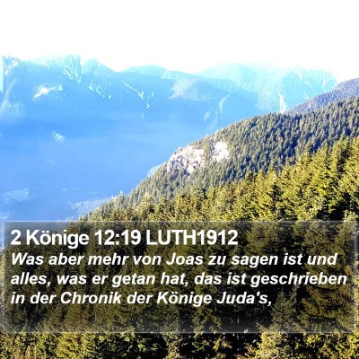 2 Könige 12:19 LUTH1912 Bible Verse Image