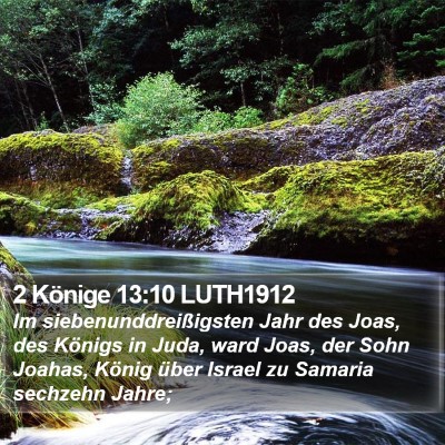2 Könige 13:10 LUTH1912 Bible Verse Image