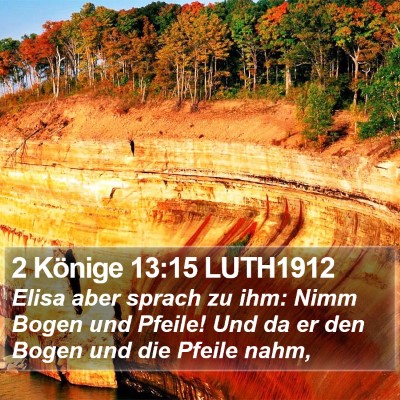 2 Könige 13:15 LUTH1912 Bible Verse Image