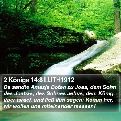 2 Könige 14:8 LUTH1912 Bible Verse Image