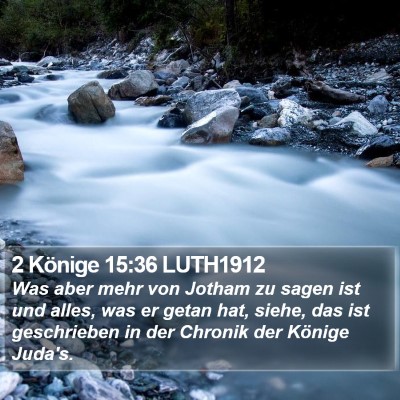 2 Könige 15:36 LUTH1912 Bible Verse Image