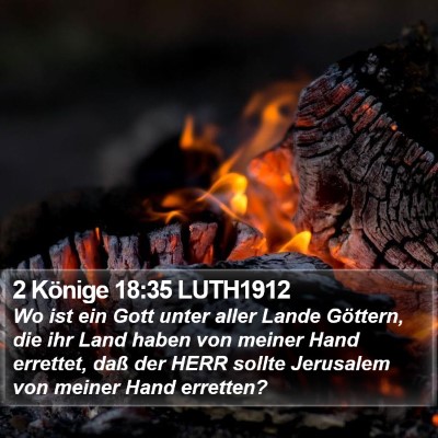 2 Könige 18:35 LUTH1912 Bible Verse Image