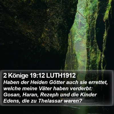 2 Könige 19:12 LUTH1912 Bible Verse Image