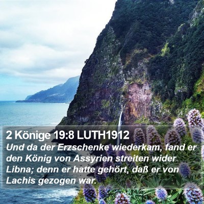 2 Könige 19:8 LUTH1912 Bible Verse Image