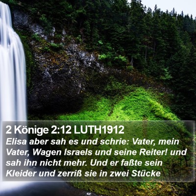 2 Könige 2:12 LUTH1912 Bible Verse Image