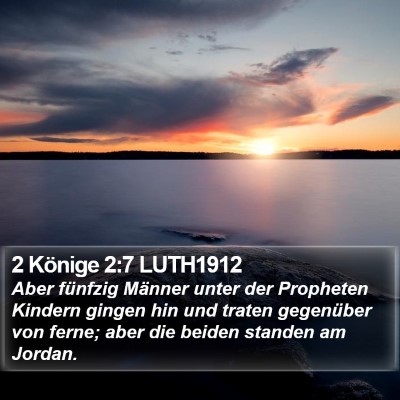 2 Könige 2:7 LUTH1912 Bible Verse Image
