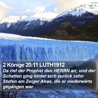 2 Könige 20:11 LUTH1912 Bible Verse Image