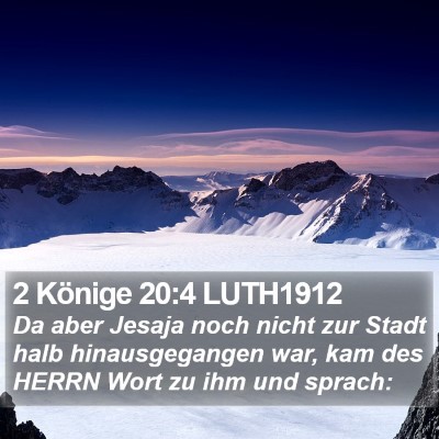 2 Könige 20:4 LUTH1912 Bible Verse Image