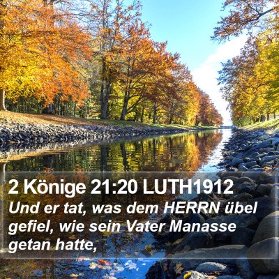 2 Könige 21:20 LUTH1912 Bible Verse Image
