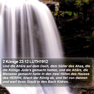 2 Könige 23:12 LUTH1912 Bible Verse Image