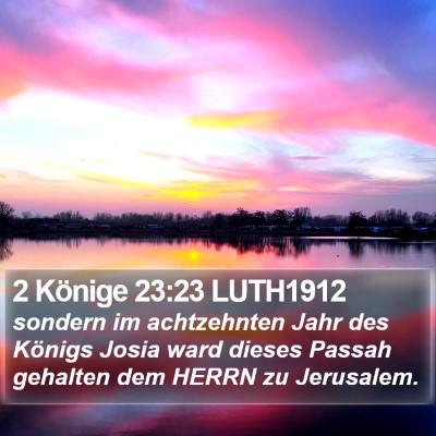 2 Könige 23:23 LUTH1912 Bible Verse Image