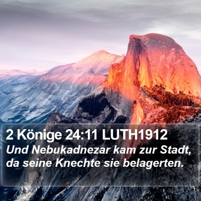 2 Könige 24:11 LUTH1912 Bible Verse Image