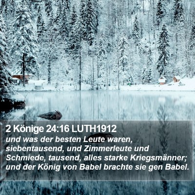 2 Könige 24:16 LUTH1912 Bible Verse Image