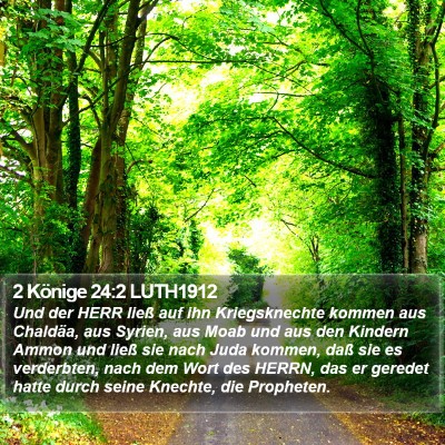 2 Könige 24:2 LUTH1912 Bible Verse Image