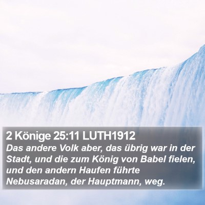 2 Könige 25:11 LUTH1912 Bible Verse Image