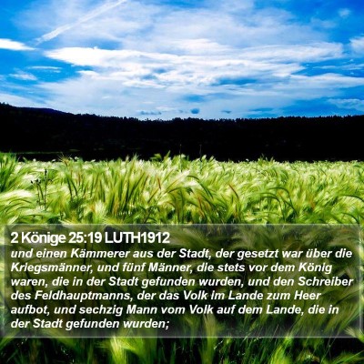 2 Könige 25:19 LUTH1912 Bible Verse Image