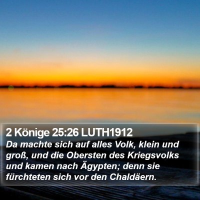 2 Könige 25:26 LUTH1912 Bible Verse Image