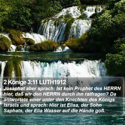 2 Könige 3:11 LUTH1912 Bible Verse Image