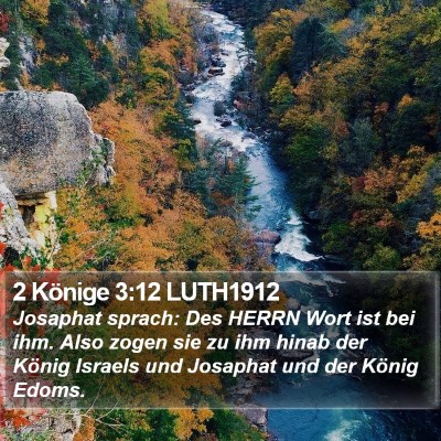 2 Könige 3:12 LUTH1912 Bible Verse Image