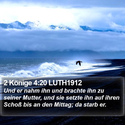2 Könige 4:20 LUTH1912 Bible Verse Image