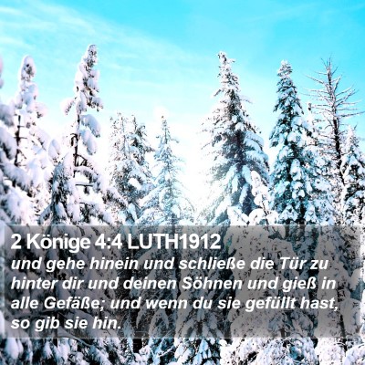 2 Könige 4:4 LUTH1912 Bible Verse Image
