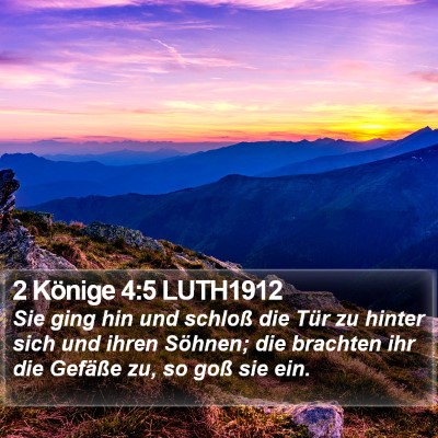 2 Könige 4:5 LUTH1912 Bible Verse Image