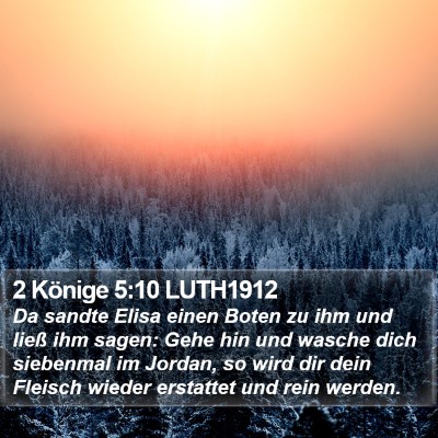 2 Könige 5:10 LUTH1912 Bible Verse Image