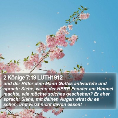2 Könige 7:19 LUTH1912 Bible Verse Image