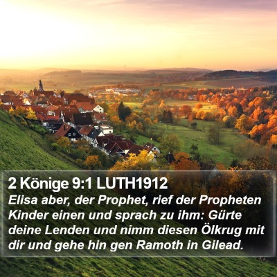 2 Könige 9:1 LUTH1912 Bible Verse Image