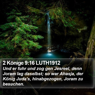2 Könige 9:16 LUTH1912 Bible Verse Image