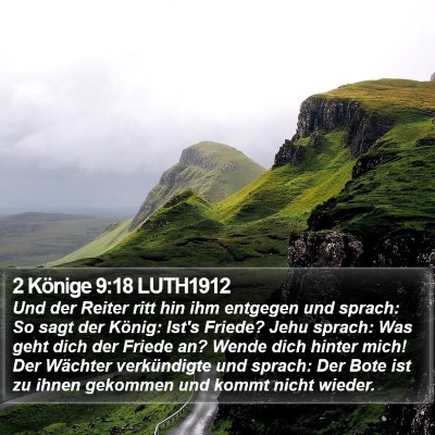 2 Könige 9:18 LUTH1912 Bible Verse Image