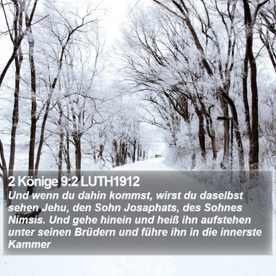 2 Könige 9:2 LUTH1912 Bible Verse Image